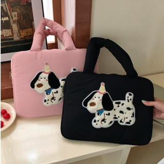 Túi đựng máy tính xách tay INS Mới thêu dễ thương cho chó cầm tay Vỏ bảo vệ máy tính chống sốc Thích hợp cho 13,3 Inch 13,6 Inch 14 Inch 15,6 Inch