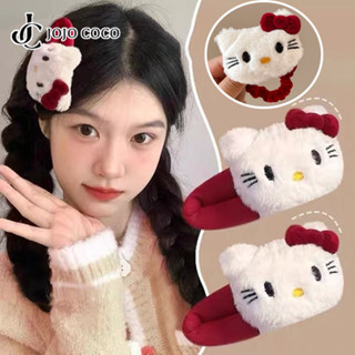 Jojo COCO Thu Đông Sang Trọng Hoạt Hình Mèo Con Lớn BB Kẹp Tóc Phụ Kiện Thời Trang Mới Phụ Nữ Dễ Thương
