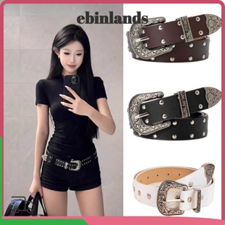 Thắt lưng Punk NOVOCT, Thắt lưng đinh tán Y2k hợp thời trang, Thắt lưng khóa chốt Gothic đa năng cổ điển