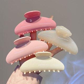 Dòng Màu Hồng Hình Vỏ Kẹp Tóc May Mắn Kẹp Kẹp Barrettes Phụ Kiện