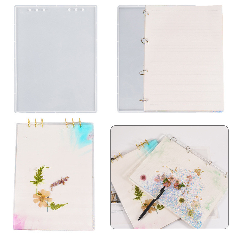 DIY Bìa Sách A4 Notepad Khuôn Viết Ngang Dọc Phiên Bản A4 Notebook Cover Khuôn Silicon