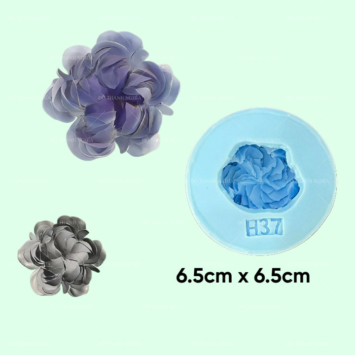 Khuôn Silicon - Hoa Hàn Quốc - H37 - Làm Bánh - Rau Câu, Kẹo Socola - Khuôn silicon 3D - Bền Đẹp