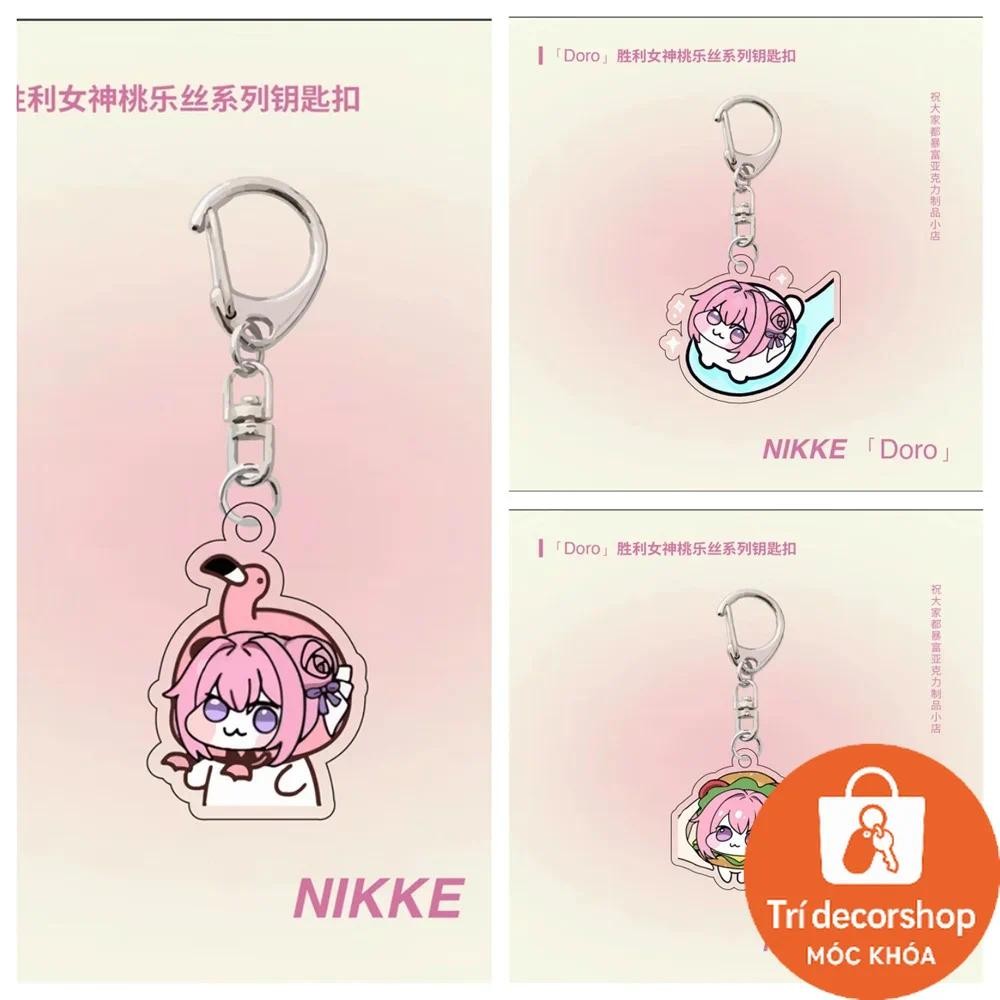 6 CM Charm Anime ZAFER TANRIÇA: NIKKE Akrilik Anahtarlık Modeli Cosplay Karakterler Süs Aksesuarları