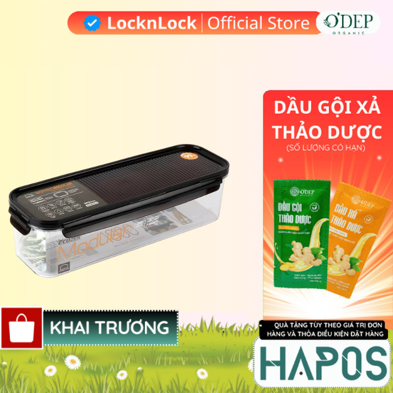Hộp bảo quản thực phẩm LocknLock Bisfree Modular dung tích 1.8L Chính hãng BF410 - HAPOS LOCKNLOCK O