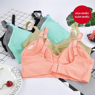 Áo ngực cho con bú cỡ lớn dành cho nữ – Áo ngực hở trước & không dây – Áo ngực cho con bú siêu mềm có đệm chống rò rỉ
