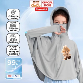 Áo chống nắng hình LABUBU cho bé trai bé gái LABUBU CIUCIU BABY chất thun co dãn 4 chiều thoáng mát