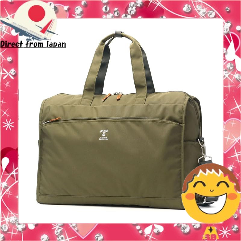 [anello GRANDE] 2WAY A3 Boston Bag - Water-Resistant, Lightweight, Multi-Compartment, Cabin Size GTM