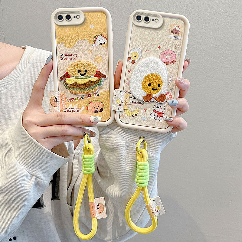 ốp lưng iphone 7 plus ốp lưng iphone 8 plus Ốp điện thoại họa tiết da thêu cho iphone 7 plus .