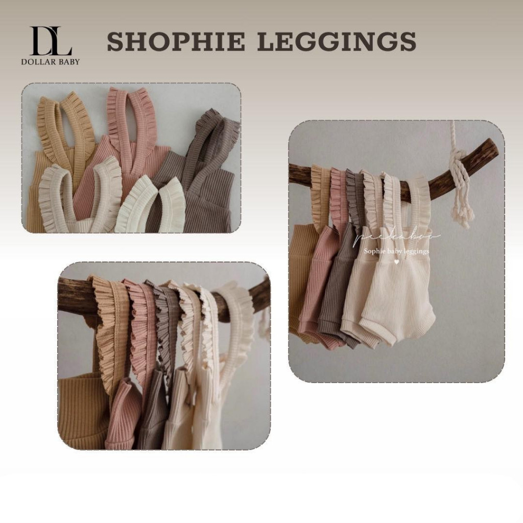 Yếm Cho Bé Gái Peekaboo (Sophie) - Vai Bèo Xinh Xắn, Mẫu Mới 2023 - Chính Hãng Hàn Quốc.