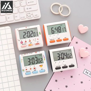 Đồng hồ để bàn mini đồng hồ bấm giờ báo thức hẹn giờ có màn hình nút bấm tiện lợi