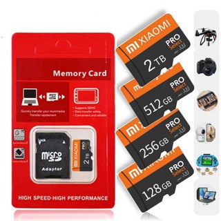  B 256GB U3 Class 10 Full TF Bộ Nhớ Thẻ Nhớ SD 2TB 1TB 512GB Micro TF SD Thẻ 128Glash Cho Điện Thoại Di Động Máy Tính camera 