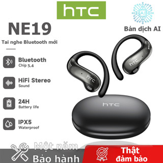 Tai nghe không dây dịch thuật AI HTC NE19 Bluetooth dịch thuật thời gian thực chất lượng âm thanh HiFi chống nước IPX5