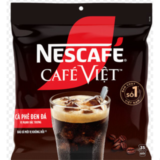  Cà Phê Đen Đá Nescafe Cafe Việt Bịch 35 Gói * 16G Date New 2026  T4 2026  