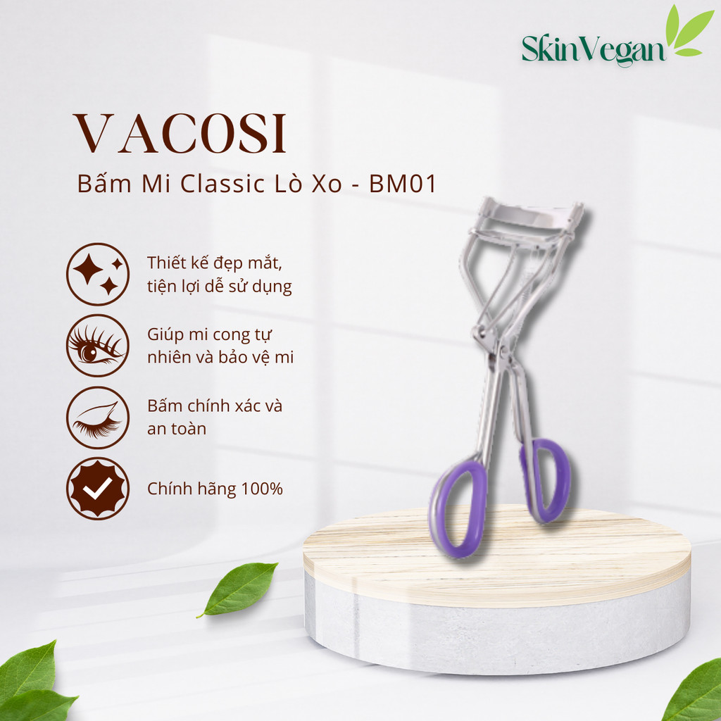 Bấm Mi Classic Lò Xo VACOSI CLASSIC LASH CURLER - BM01