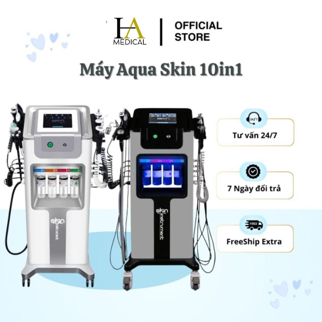 Máy chăm sóc da mặt 10in1 Aqua Skin Diamond Instrument 10in1
