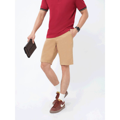 Quần Short Khaki VIETTIEN SMART CASUAL vải 100% Cotton phom REGULAR VT00000445