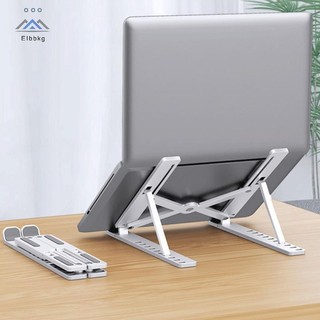 Giá đỡ máy tính xách tay ELBBKG Giá đỡ di động bằng nhựa có thể gập lại cho máy tính xách tay Giá đỡ máy tính bảng mới