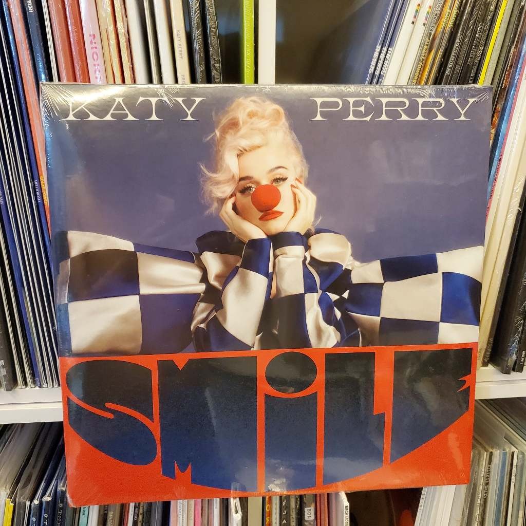 Smile Katy Perry vinyl LP màu   White