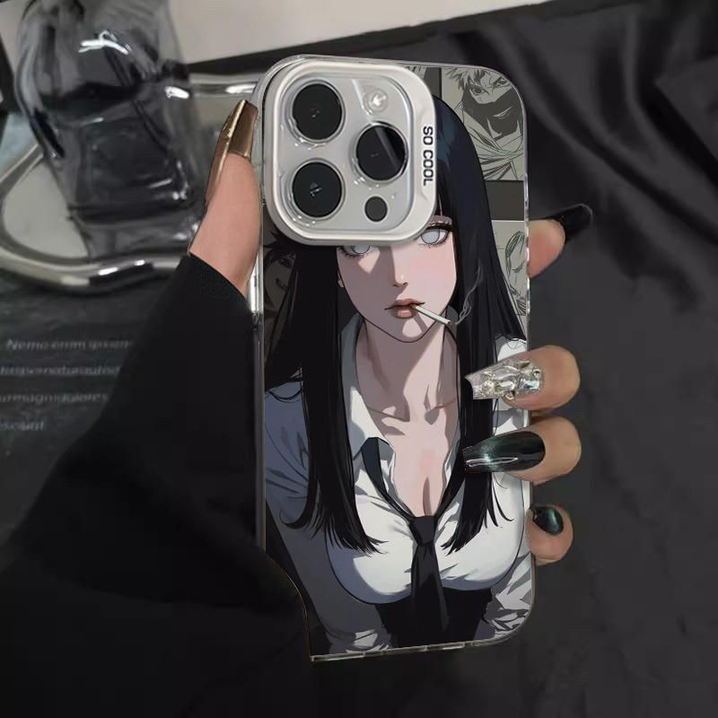 Ốp điện thoại phong cách học viện JK sexy cho cô gái ngầu, tương thích với iPhone 16 15 14 13 12 11 