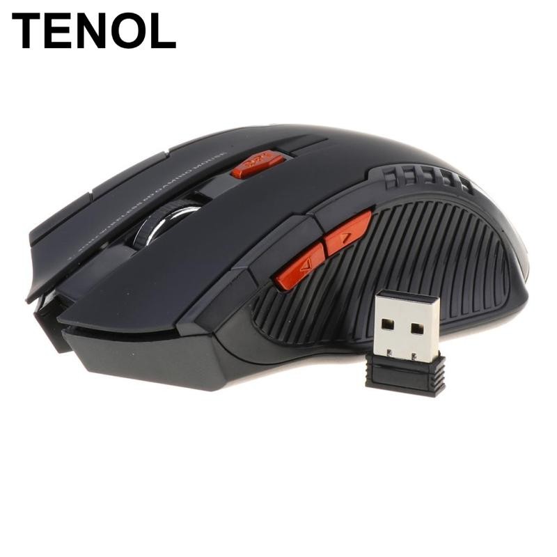Chuột quang có thể sạc lại 2.4GHz Chuột chơi game USB có thể điều chỉnh 500-1000DPI 8-15mA 1.5V / 3V
