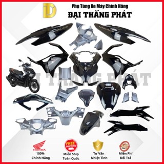 (Có bán lẻ) Dàn áo xe Air Blade 160cc K2Z/K3A (4Val) (2023-2024) màu Đen xám - NHB25M - bản tiêu chuẩn chính hãng Honda