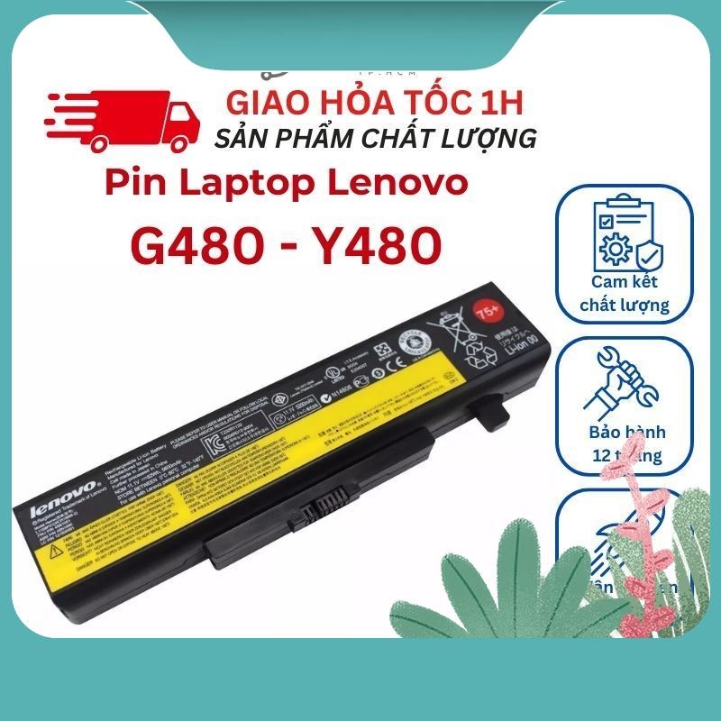 Pin Laptop Lenovo G480, Pin Lenovo Y480 G580 G585 V480, IdeaPad Y480 Y470 Y580 Z580 Z58