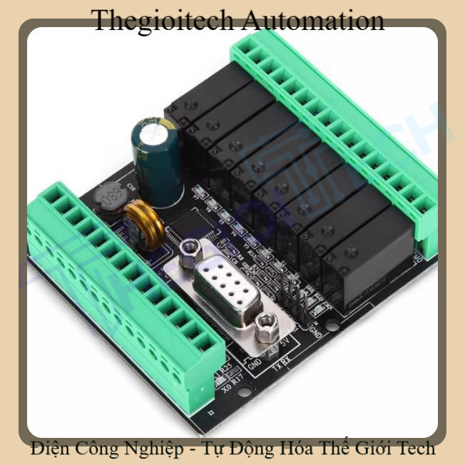 TH Bo Lập trình PLC Mitsubishi FX3U FX1N FX2N 20MR 20MT 14MR 14MT 10MR 10MT 6MR 6MT WS2N JL1N EY2N U