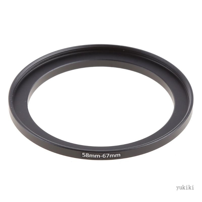 Kiki Metal 58mm-67mm Step Up Filter Lens Ring Adapter 58-67 mm 58 đến 67 Bước