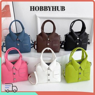 Túi đeo vai và đeo chéo HOBBYHUB, Túi xách tay thiết kế độc đáo có dây kéo chất lượng cao, Túi xách nữ PU phong cách thiết kế