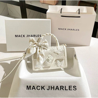 Túi xách ren nơ thời trang, túi đeo vai đa năng cho phụ nữ