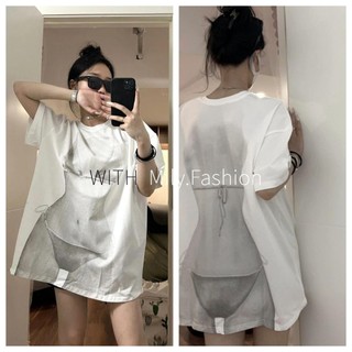 Milyfashion Rời Size Lớn Bikini Tay Ngắn T Thường Ngày Phù Hợp Với Ngọt Cay Mỏng Hơn Nhìn Top