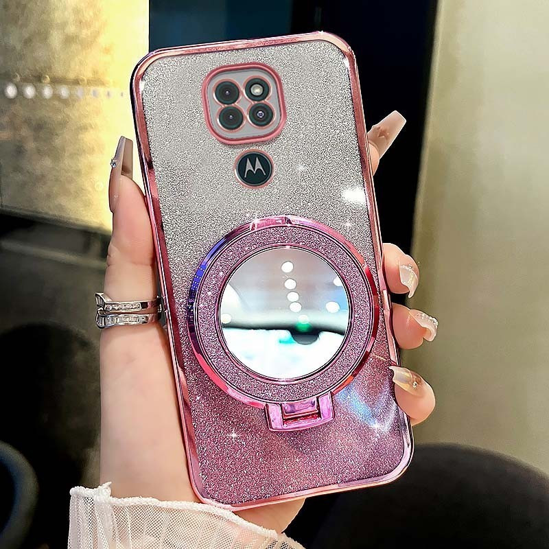Ốp điện thoại Motorola Moto G9 Play G9 Plus G9 Power Gương chống sốc Giá đỡ hút từ tính Vỏ điện thoạ