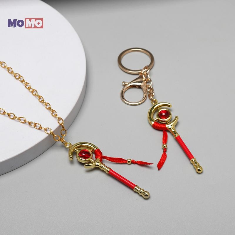 MOMO Túi Mặt Dây Chuyền Phụ Kiện Anime Frieren Tại Đám tang Frieren Cosplay Móc chìa khóa Frieren Be