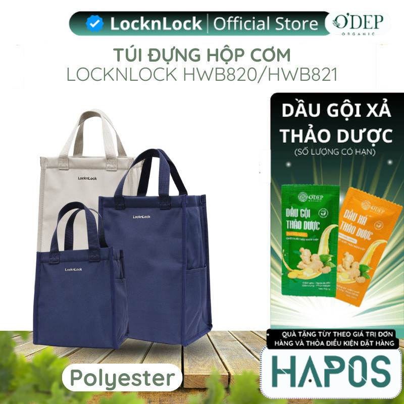 Túi đựng bộ hộp cơm LocknLock Daily Cooler, Table Mat HWB820/ HWB821 - Hàng chính hãng - HAPOS HOME