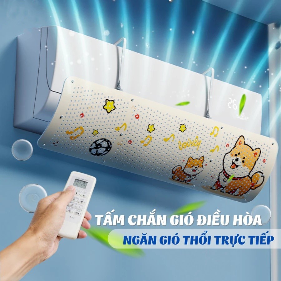 Tấm Chắn Gió Điều Hoà, Tấm chuyển đổi hướng gió điều hoà, máy lạnh bảo vệ sức khoẻ gia đình - MAYAA