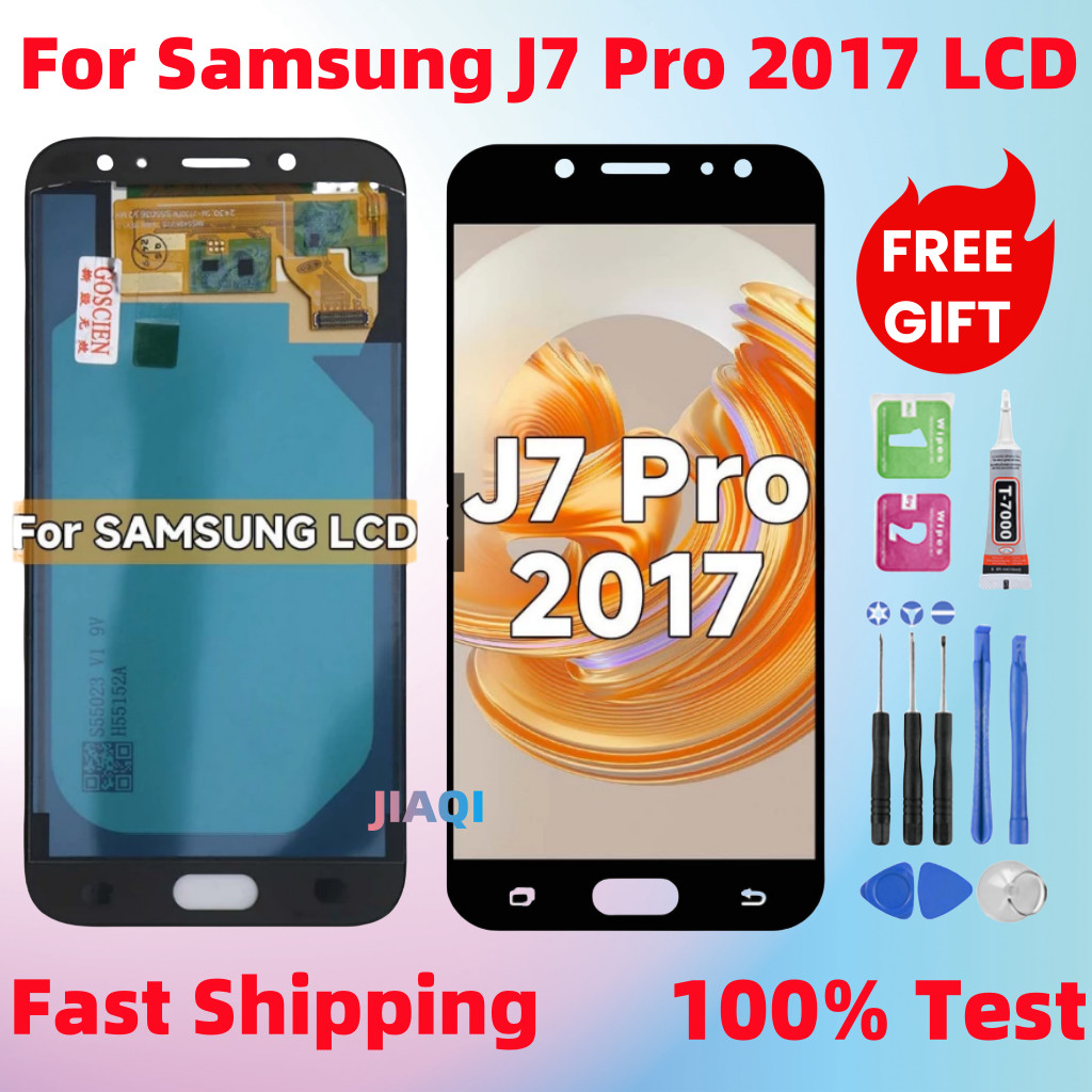 Màn Hình Dành Cho SAMSUNG Galaxy J7 Pro 2017 J730 Màn Hình LCD Bộ Số Hóa Màn Hình Cảm Ứng J730F J730