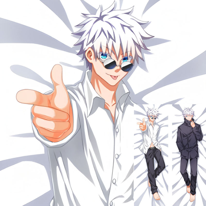 Anime Jujutsu Phantom Parade Kaisen Gojo Satoru Cosplay Gối Nam Dakimakura Vỏ Chăn Ga Gối