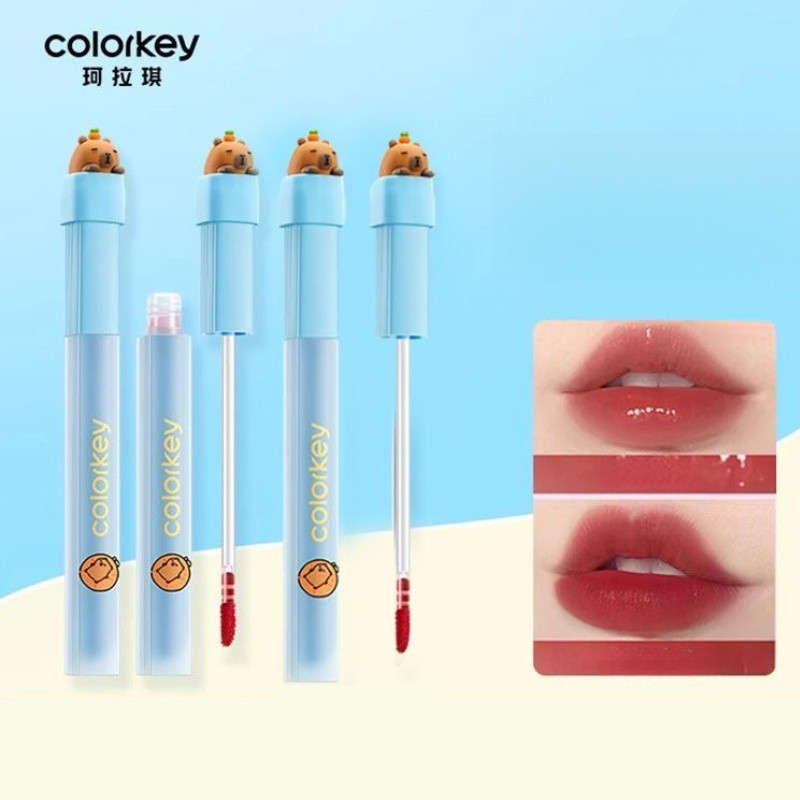 COLORKEY Son Bóng Son Môi Khối Màu Thấp Son Bóng