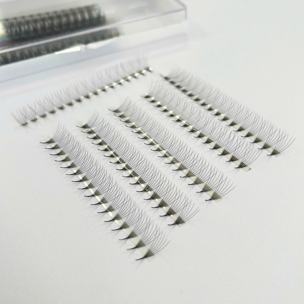 Mi Fan sẵn 6D Cắt Dây dày 0.07 Hộp 500fan - chân keo nhỏ,xòe đều