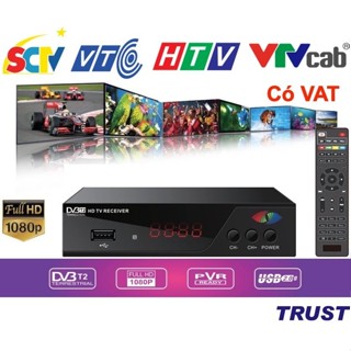 Đầu Thu Truyền Hình Kỹ Thuật Số DVB-T2 - Dùng cho SCTV - VTC - HTV - VTC Cáp - JN-820T2 - Mới 100%