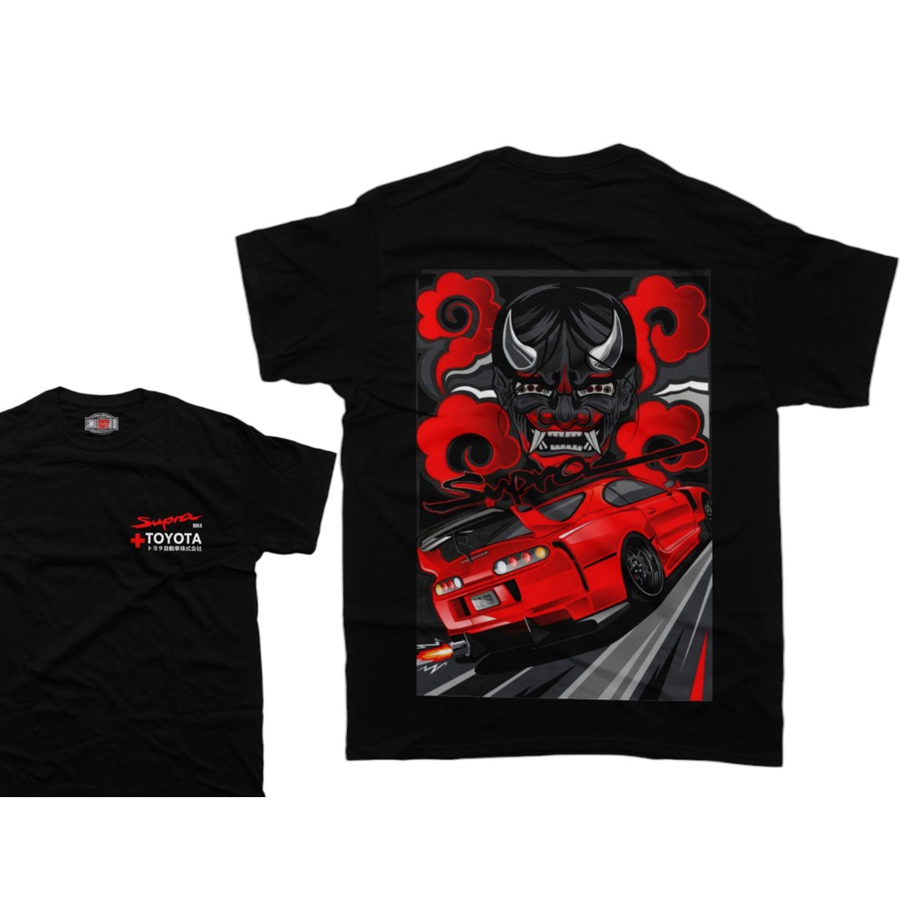 Áo thun Toyota Supra Devil Mk4 Unisex Người đam mê xe hơi Drifting Drag Jdm