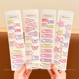 Set 16 Kẹp Tóc Dễ Thương Cho Trẻ Em - Phụ Kiện Tóc BB Kẹp