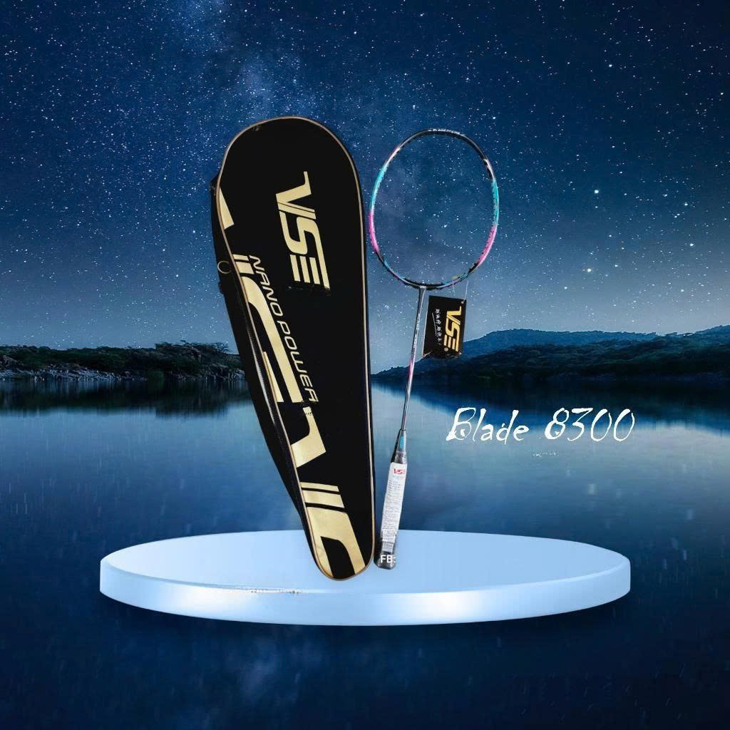 Vợt Cầu Lông VS Blade 8300 Hồng Xanh Chính Hãng – Toàn Diện Công Thủ - Nhẹ - Cân Bằng - Linh Hoạt - 