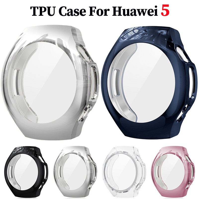 Ốp Lưng TPU Cho Huawei watch 5 46mm 42mm Phụ Kiện Toàn Diện Chống Sốc Bảo Vệ Cản Khung Vỏ Cho Huawei