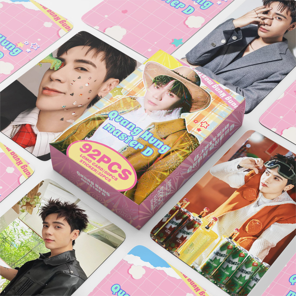 92 Cái / hộp Ngôi Sao Việt Nam QuangHungmasterD Lomo Cards Rhyder Negav Nieuwuhai Dương Domic Dán Ph