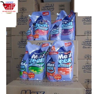 [Tặng túi nls 600g] Túi Nước Giặt Xả 5 in1 Maxkleen 2,2kg hương thiên nhiên quyến rũ