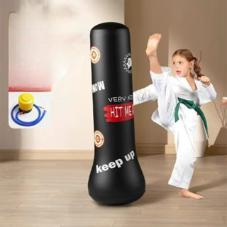 (TẶNG BƠM) Trụ Đấm Bốc Tự Cân Bằng Cho Bé Tập Võ – Bao Đấm Boxing Kèm Găng Tay Đồ Chơi Vận Động | SafeToy