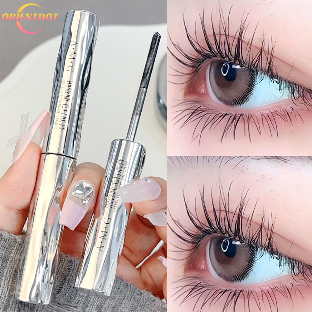 Mascara ống thép 0,5mm Mỹ phẩm trang điểm lông mi màu đen tự nhiên không va chạm - Lâu trôi, chống t