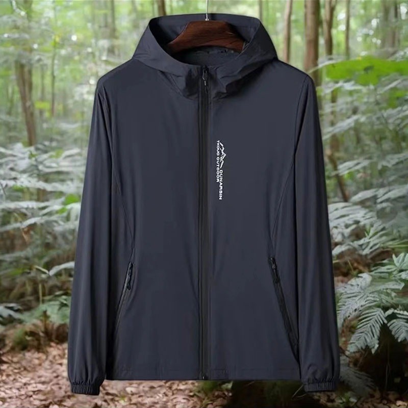 Quần áo bảo vệ chống nắng của nam giớ màu sắc đơn giản thời trang mùa hè áo khoác mỏng chống tia cực