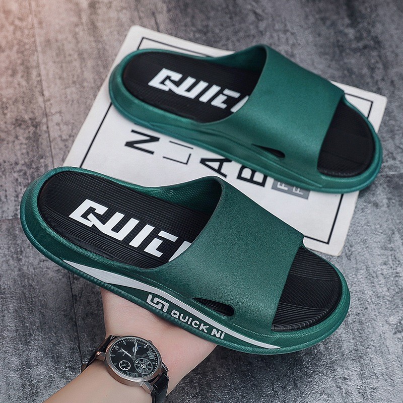 Dép Quai Ngang Thời Trang Nam Nữ - Dép Lê Unisex Nhựa PVC Đúc Liền Mã DL16 Nhẹ, Êm, Chống Trượt